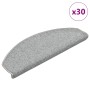Felpudos para escaleras 30 unidades 65x24x4 cm Gris Claro