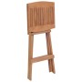 Folding kitchen stools 4 units solid teak wood by vidaXL, Garden chairs - Ref: Foro24-44728, Price: 273,44 €, Discount: %
