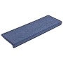 Alfombrillas para escaleras 30 unidades 65x21x4 cm Azul Borde