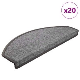 Felpudos para escaleras 20 unidades 65x24x4 cm Gris oscuro