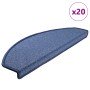 Alfombrillas para escaleras 20 unidades 65x24x4 cm Azul Semicircular Grande en Alfombrillas para escalones | Comprar online en F