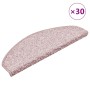 Alfombrillas para escaleras 30 unidades 65x21x4 cm Rosa claro
