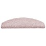 Alfombrillas para escaleras 30 unidades 65x21x4 cm Rosa claro