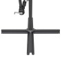 Sombrilla colgante con palo de aluminio negro 3 m de vidaXL, Sombrillas - Ref: Foro24-47226, Precio: 115,60 €, Descuento: %