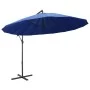 Hängeschirm mit blauer Aluminiumstange 3 m von vidaXL, Sonnenschirme - Ref: Foro24-47227, Preis: 137,35 €, Rabatt: %