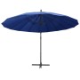 Hängeschirm mit blauer Aluminiumstange 3 m von vidaXL, Sonnenschirme - Ref: Foro24-47227, Preis: 139,86 €, Rabatt: %