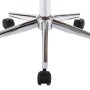Sillas de comedor giratorias 6 uds cuero sintético blanco