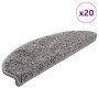 Felpudos para escaleras 20 unidades 65x21x4 cm Gris