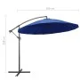 Hängeschirm mit blauer Aluminiumstange 3 m von vidaXL, Sonnenschirme - Ref: Foro24-47227, Preis: 137,35 €, Rabatt: %