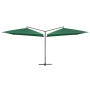 Doppelter grüner Gartenschirm mit Stahlstange, 250 x 250 cm von vidaXL, Sonnenschirme - Ref: Foro24-47320, Preis: 136,08 €, R...