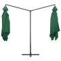 Doppelter grüner Gartenschirm mit Stahlstange, 250 x 250 cm von vidaXL, Sonnenschirme - Ref: Foro24-47320, Preis: 133,55 €, R...