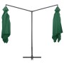 Doppelter grüner Gartenschirm mit Stahlstange, 250 x 250 cm von vidaXL, Sonnenschirme - Ref: Foro24-47320, Preis: 136,08 €, R...