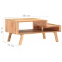 Couchtisch aus massivem Akazienholz, 100 x 50 x 45 cm von vidaXL, Couchtisch - Ref: Foro24-287867, Preis: 189,67 €, Rabatt: %