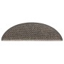 Alfombra autoadhesiva escalera sisal 30 uds marrón beige