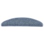 Alfombra autoadhesiva escalera sisal 30 uds 56x17x3 cm azul