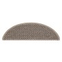 Alfombra autoadhesiva escalera sisal 30 uds beige oscuro