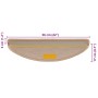 Alfombra autoadhesiva escalera sisal 30 uds beige claro