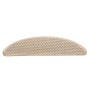 Alfombra autoadhesiva escalera sisal 30 uds 56x17x3 cm Berber