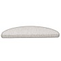Alfombra autoadhesiva escalera sisal 30 uds 65x21x4 cm Platina