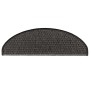 Alfombra autoadhesiva escalera sisal 30 uds 65x21x4cm antracita