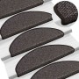 Alfombra autoadhesiva escalera sisal 30 uds 65x21x4cm antracita