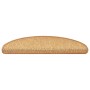 Alfombra autoadhesiva escalera sisal 30 uds 65x21x4 cm sisal