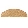 Alfombra autoadhesiva escalera sisal 30 uds 65x21x4 cm sisal