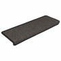 Alfombra autoadhesiva escalera sisal 30 uds 65x21x4cm antracita