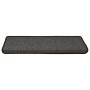 Alfombra autoadhesiva escalera sisal 30 uds 65x21x4cm antracita