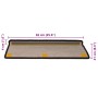 Alfombra autoadhesiva escalera sisal 30 uds 65x21x4cm antracita