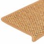 Alfombra autoadhesiva escalera sisal 30 uds 65x21x4 cm Orange en Alfombrillas para escalones | Comprar online en Foro24