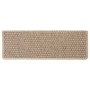 Alfombra autoadhesiva escalera sisal 30 uds 65x21x4 cm arena