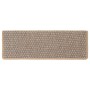 Alfombra autoadhesiva escalera sisal 30 uds beige claro
