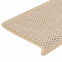 Alfombra autoadhesiva escalera sisal 30 uds 65x21x4 cm Berber