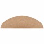 Alfombrilla autoadhesiva escalera 30 uds beige 56x17x3 cm