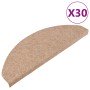 Alfombrilla autoadhesiva escalera 30 uds beige 65x22,5x3,5 cm en Alfombrillas para escalones | Comprar online en Foro24