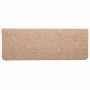 Alfombrilla autoadhesiva escalera 30 uds beige 65x24,5x3,5 cm