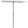 Gartenschirm mit sandweißem Aluminiummast 180x110cm von vidaXL, Sonnenschirme - Ref: Foro24-47329, Preis: 41,61 €, Rabatt: %