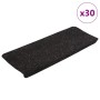 Alfombrilla autoadhesiva escalera 30uds antracita65x24,5x3,5 cm
