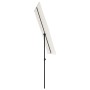 Gartenschirm mit sandweißem Aluminiummast 180x110cm von vidaXL, Sonnenschirme - Ref: Foro24-47329, Preis: 42,42 €, Rabatt: %