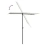 Gartenschirm mit sandweißem Aluminiummast 180x110cm von vidaXL, Sonnenschirme - Ref: Foro24-47329, Preis: 41,61 €, Rabatt: %
