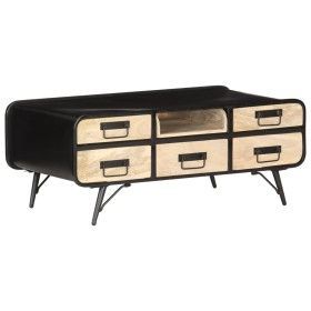 Mesa de centro madera maciza de mango 100x50x40 cm by vidaXL, Coffee table - Ref: Foro24-287871, Price: 199,37 €, Discount: %