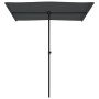 Sombrilla de jardín palo de aluminio gris antracita 180x110 cm de vidaXL, Sombrillas - Ref: Foro24-47330, Precio: 42,42 €, De...