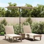 Garden umbrella with taupe gray aluminum pole 180x110 cm by vidaXL, Umbrellas - Ref: Foro24-47331, Price: 46,28 €, Discount: %