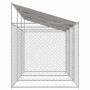 Jaula para perro Plateado 600 x 200 x 256 cm Acero Galvanizado en Casetas y cercados para perros | Comprar online en Foro24