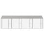 Jaula para perro Plateado 800 x 200 x 256 cm Acero Galvanizado en Casetas y cercados para perros | Comprar online en Foro24