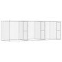 Jaula para perro Plateado 600 x 200 x 200 cm Acero Galvanizado en Casetas y cercados para perros | Comprar online en Foro24