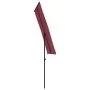 Garden umbrella with burgundy red aluminum pole 180x110cm by vidaXL, Umbrellas - Ref: Foro24-47332, Price: 52,25 €, Discount: %