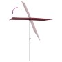 Gartenschirm mit burgunderrotem Aluminiummast 180x110cm von vidaXL, Sonnenschirme - Ref: Foro24-47332, Preis: 61,29 €, Rabatt: %