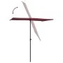 Gartenschirm mit burgunderrotem Aluminiummast 180x110cm von vidaXL, Sonnenschirme - Ref: Foro24-47332, Preis: 52,25 €, Rabatt: %